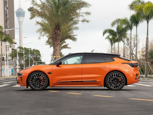 2023 Vous Version Zeekr 001 100kwh orange Z-sport Automobile voiture avec le numéro et 5 sièges