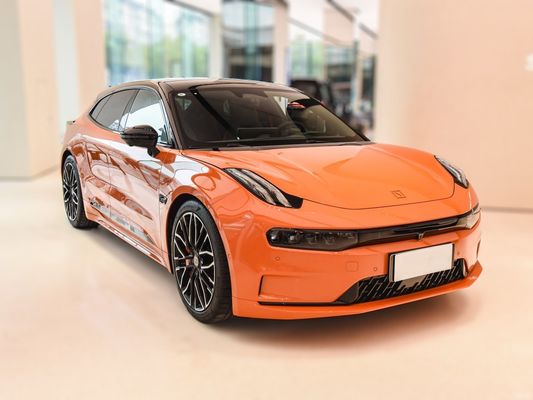 Une suspension indépendante à double ossature voiture électrique 2024 Zeekr001 You100kwh AWD Noir Orange